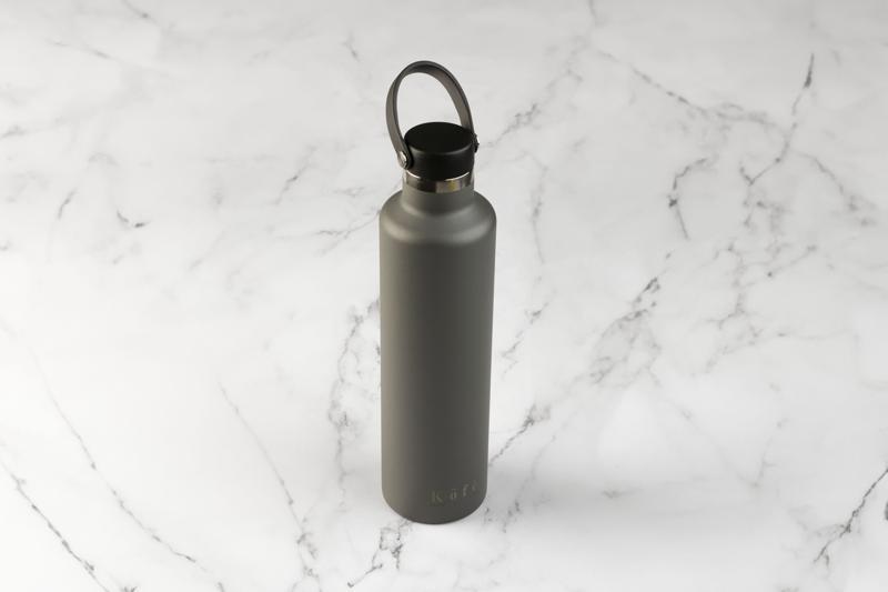 Kofe Top Handle Water Bottle Grey